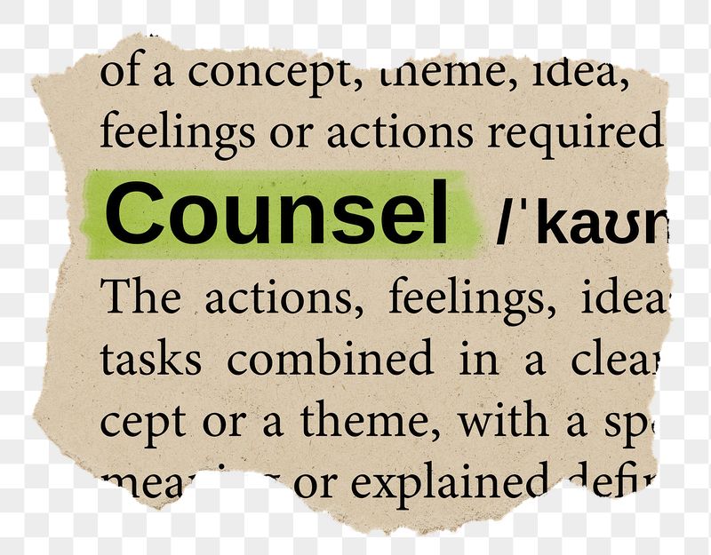 Counsel png word sticker, torn | Free PNG - rawpixel