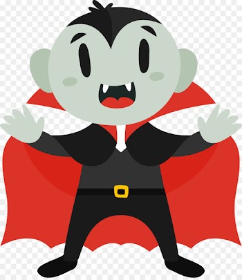 Count Dracula Halloween Cartoon - Vector Little Vampire 