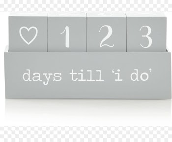 Countdown Calendar Wedding Gift Bride - wedding countdown 