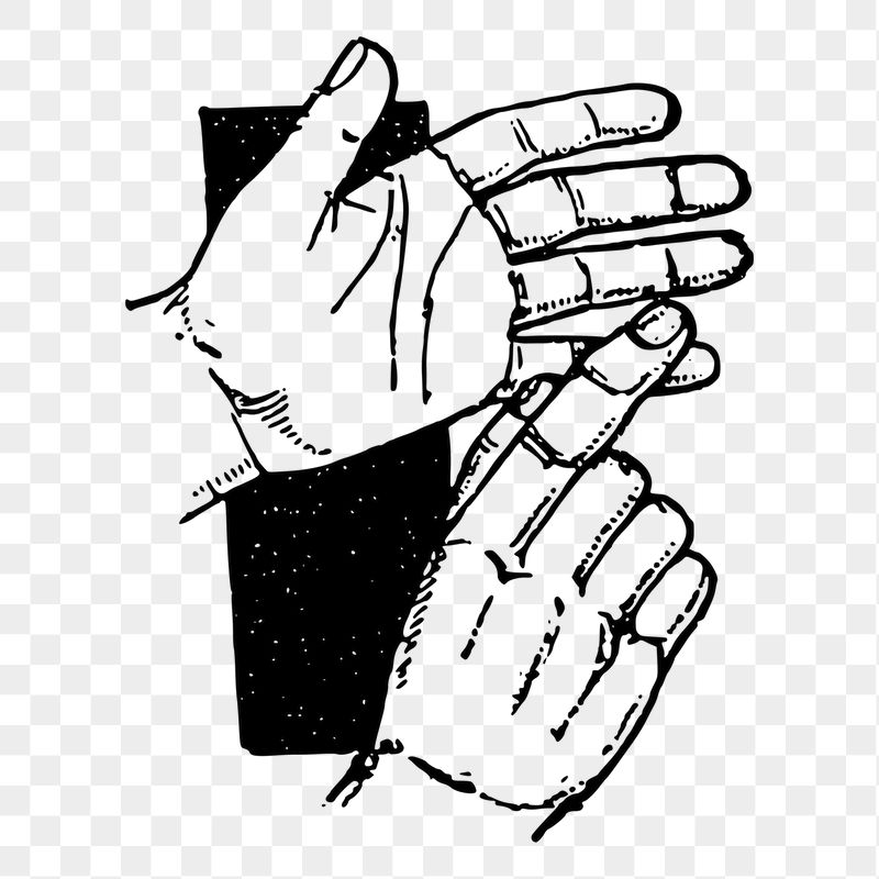 Counting hands png sticker, vintage | Free PNG - rawpixel