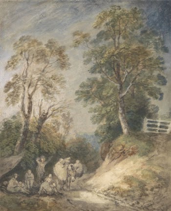 Country Lane with Gypsies Resting | Free Photo - rawpixel