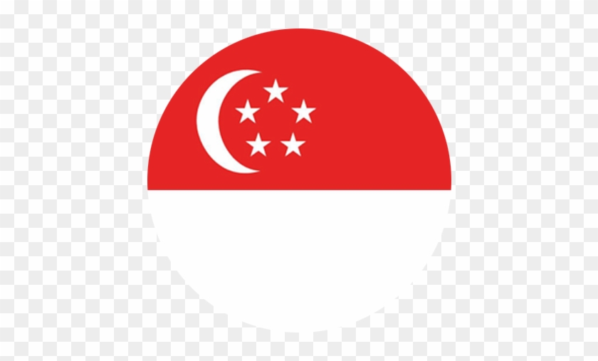 Country - Singapore Flag Round Png