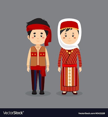 couple character wearing armenians national dress