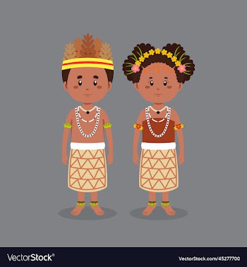 couple character wearing fiji australia