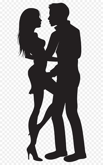 couple Clip art - Couple Silhouettes PNG Clip Art Image 