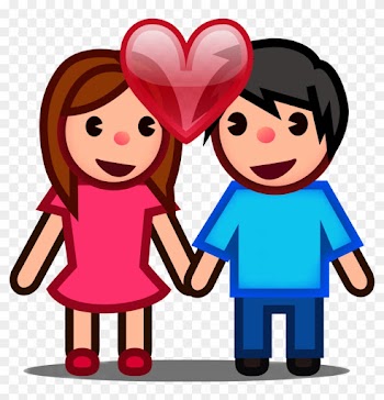 Couple Clipart Love Png - Couple In Love Emoji