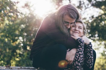 couple embracing each other