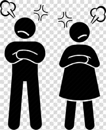 Couple, fight, hate, husband, quarrel, wife icon