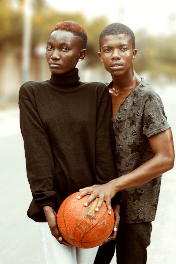 Couple Holding A Ball