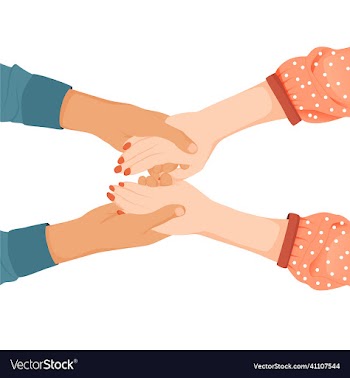couple holding hands valentine character on white