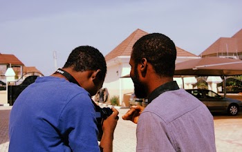 couple of black people looking at camera