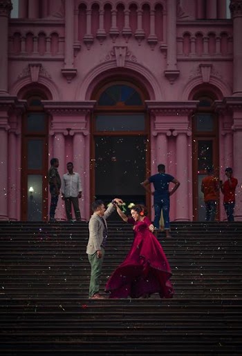 couple performing dance
