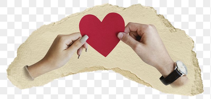 Couple png hands holding heart | Free PNG - rawpixel