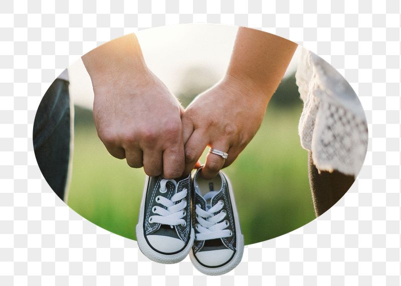 Couple png holding baby shoes | Free PNG - rawpixel