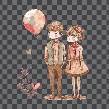 Couple PNG Image - Valentine concept