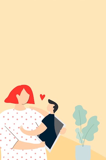 Couple sending virtual hugs during the coronavirus outbreak vector | Free  vector - 2311268