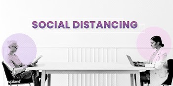 Couple sitting with social distancing in a house mockup | Free  psd mockup - 2303231