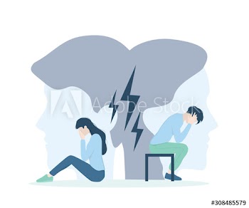 Couple therapy concept