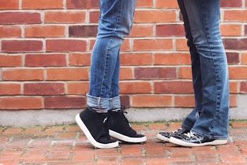 Couple Tip Toes Face To Face
