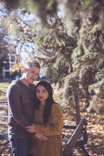 Couple Under a Pine Tree