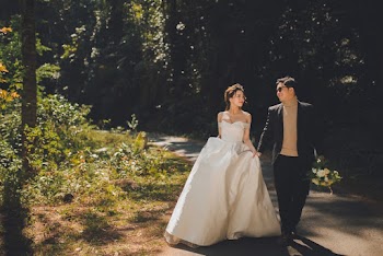 Couple Walking on Road
