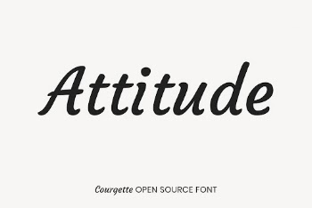 Courgette open source font by Karolina | Free Font Add-on - rawpixel