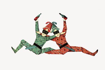 Court jester, joker clipart, vintage | Free Vector - rawpixel
