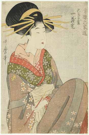 Courtesan Hitomoto of the DaimonjiyaOriginal | Free Photo - rawpixel