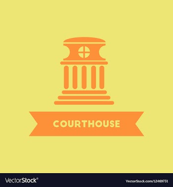 Courthouse building vector image