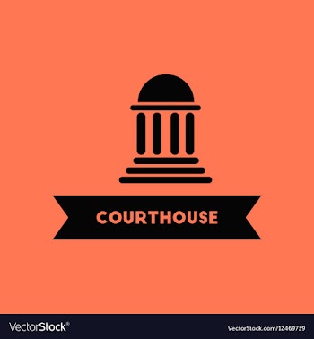 Courthouse building vector image