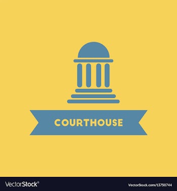Courthouse building vector image