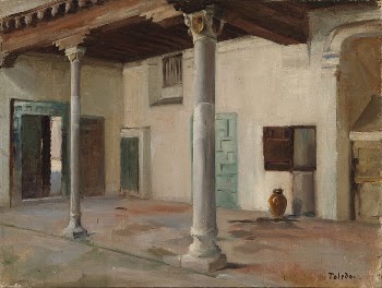 Courtyard in toledo, 1881, by Albert | Free Photo - rawpixel