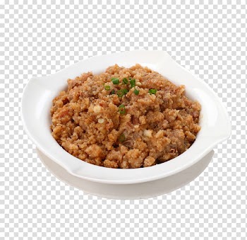 Couscous Spare ribs Sichuan cuisine Steaming Fuqi feipian, Steamed spareribs with solid flour transparent background PNG clipart