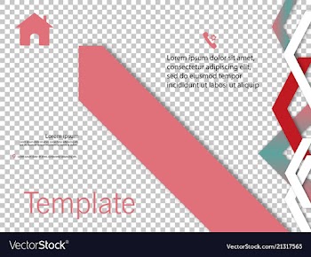 Cover design template annual report cover flyer vector image