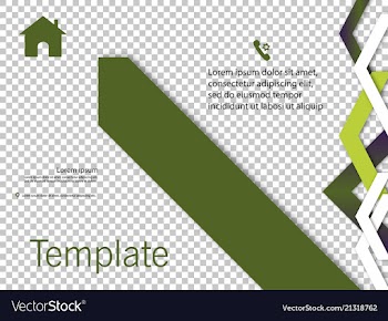 Cover design template annual report cover flyer vector image