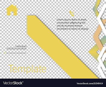 Cover design template annual report cover flyer vector image