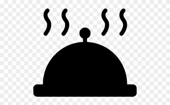 Covered Clipart Food Dish - Food Silhouette