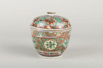 Covered jar with floral patterns | Free Photo - rawpixel