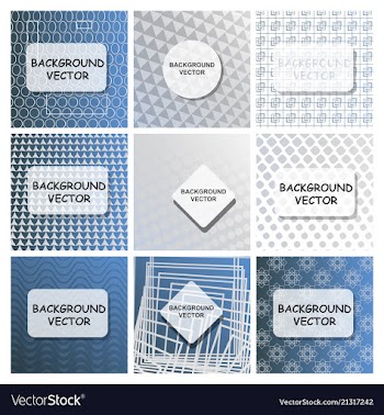 Covers with minimal design cool geometric vector image