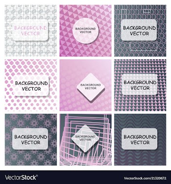 Covers with minimal design cool geometric vector image