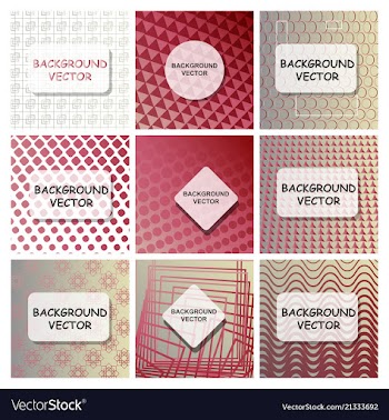 Covers with minimal design cool geometric vector image