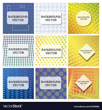 Covers with minimal design cool geometric vector image