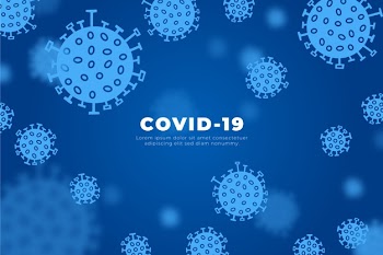 Covid-19 concept virus design Free Vector