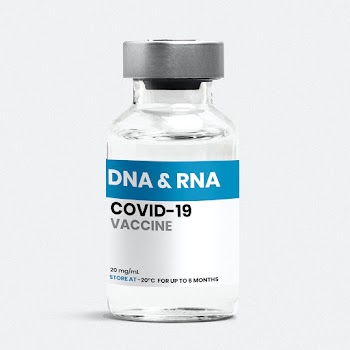 COVID-19 DNA&RNA vaccine injection glass bottle