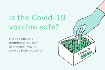 Covid 19 editable template vector vaccine study social banner doodle illustration