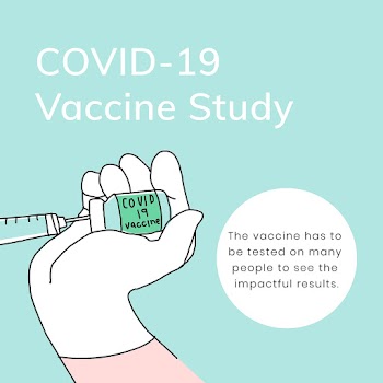 Covid 19 editable template vector vaccine study social media post doodle illustration
