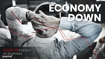 COVID-19 financial impact social template vector | Free  vector - 2304574