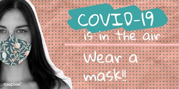 COVID-19 is in the air, wear a mask social template | Free  illustration - 2323619
