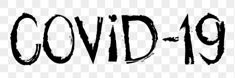Covid-19 png word sticker typography, | Free PNG - rawpixel