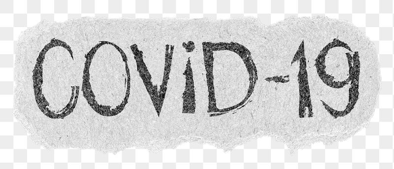 Covid-19 png word sticker typography, | Free PNG - rawpixel